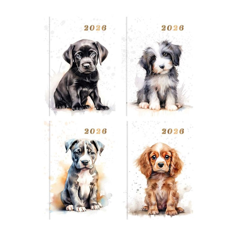 WTV Pocket Diary Watercolour Dogs