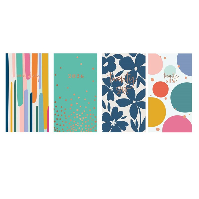 WTV Slim Diary Assorted Contemporary