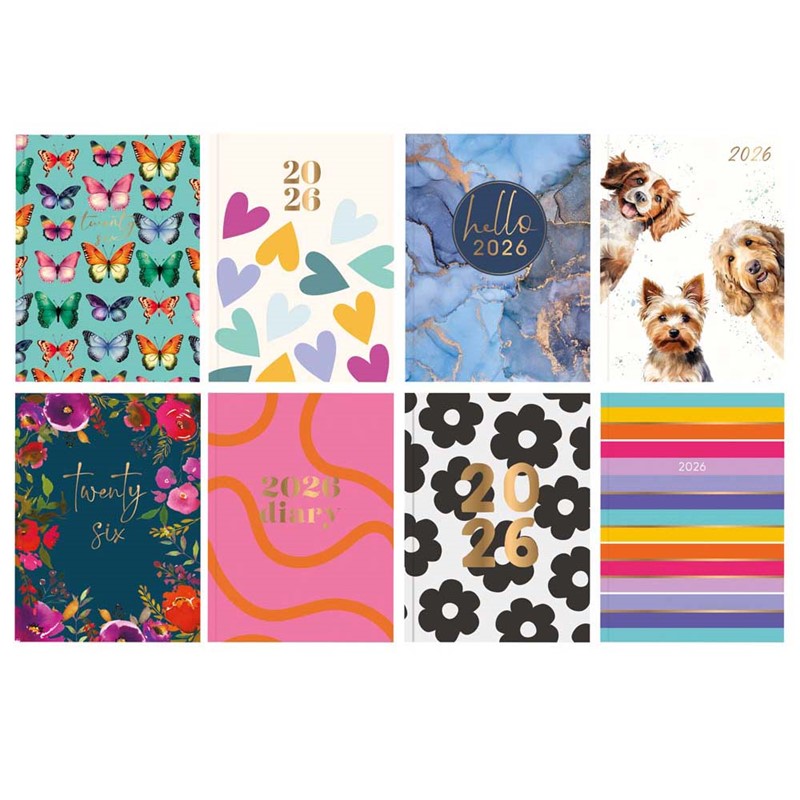 A5 WTV Diary Assorted