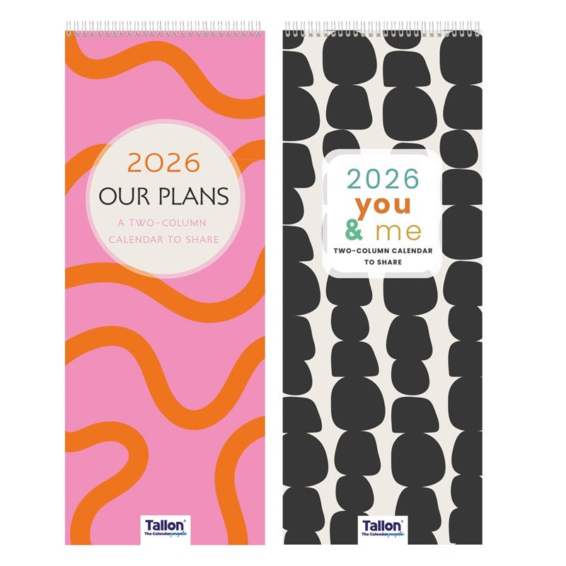 Super Slim Calendar: Our Plans, Me & You