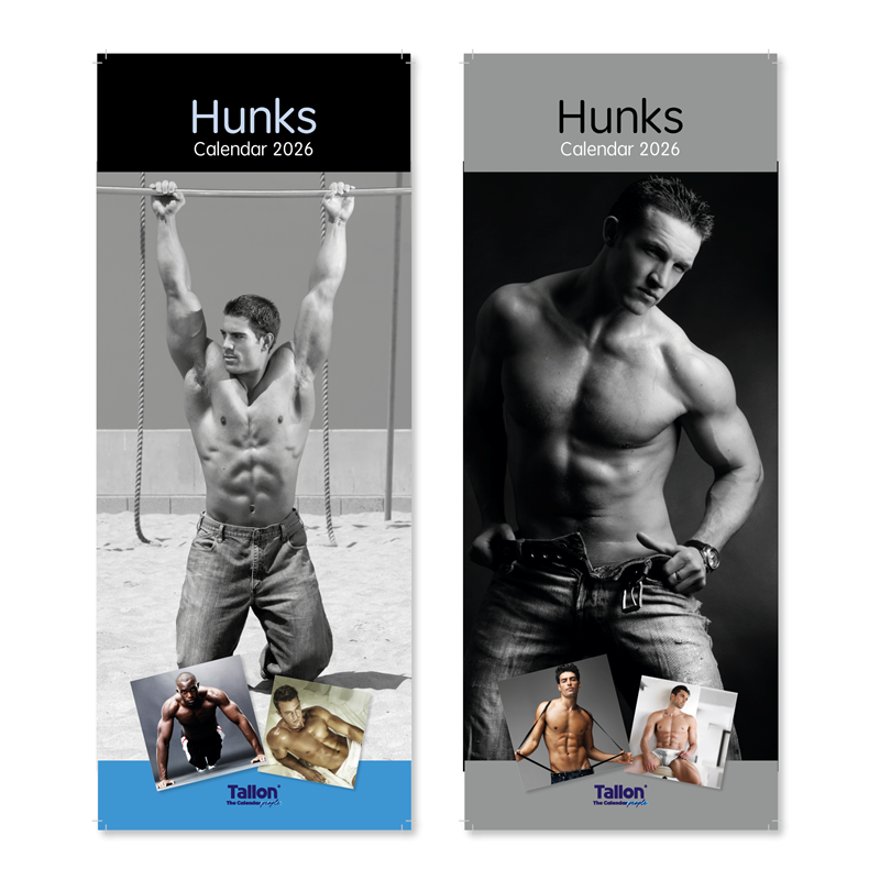 Super Slim Calendar: Hunks