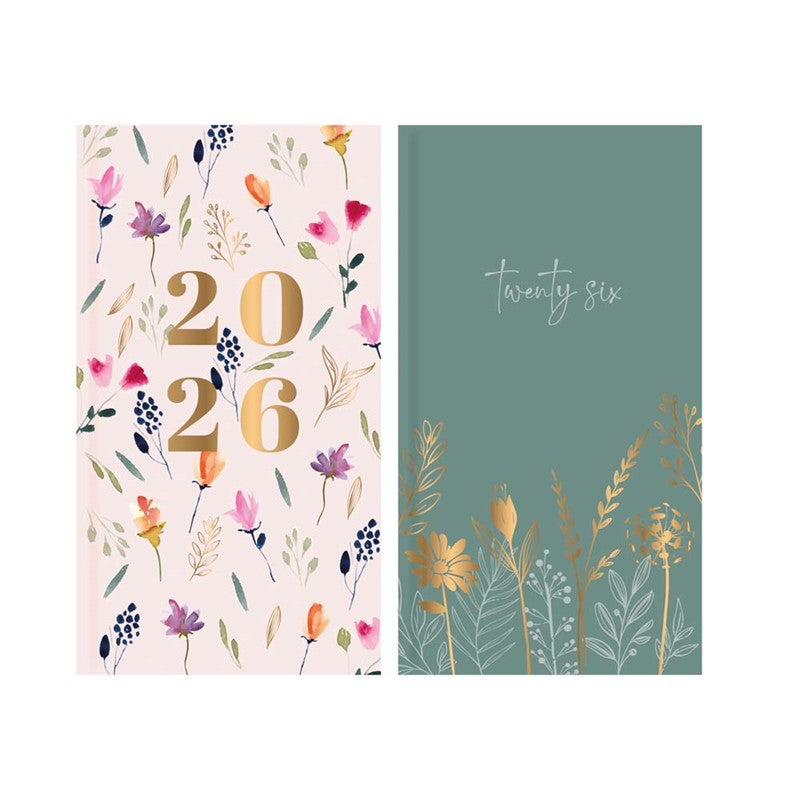 WTV Slim Diary Bee/Floral