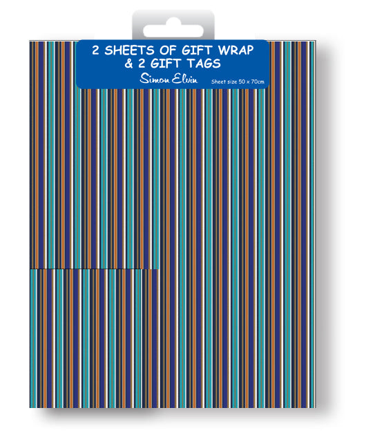 Pack Wrap: 2 Sheets and 2 Tags