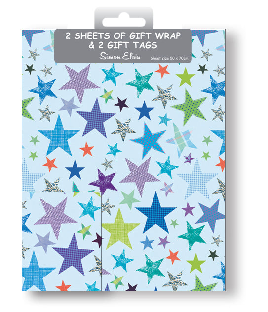 Pack Wrap: 2 Sheets and 2 Tags