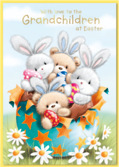 Grandchildren Easter