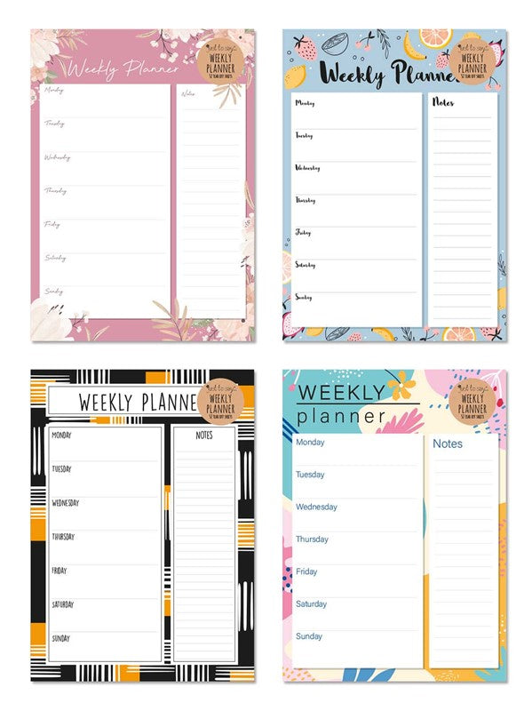 Weekly Desk Planner - Undated