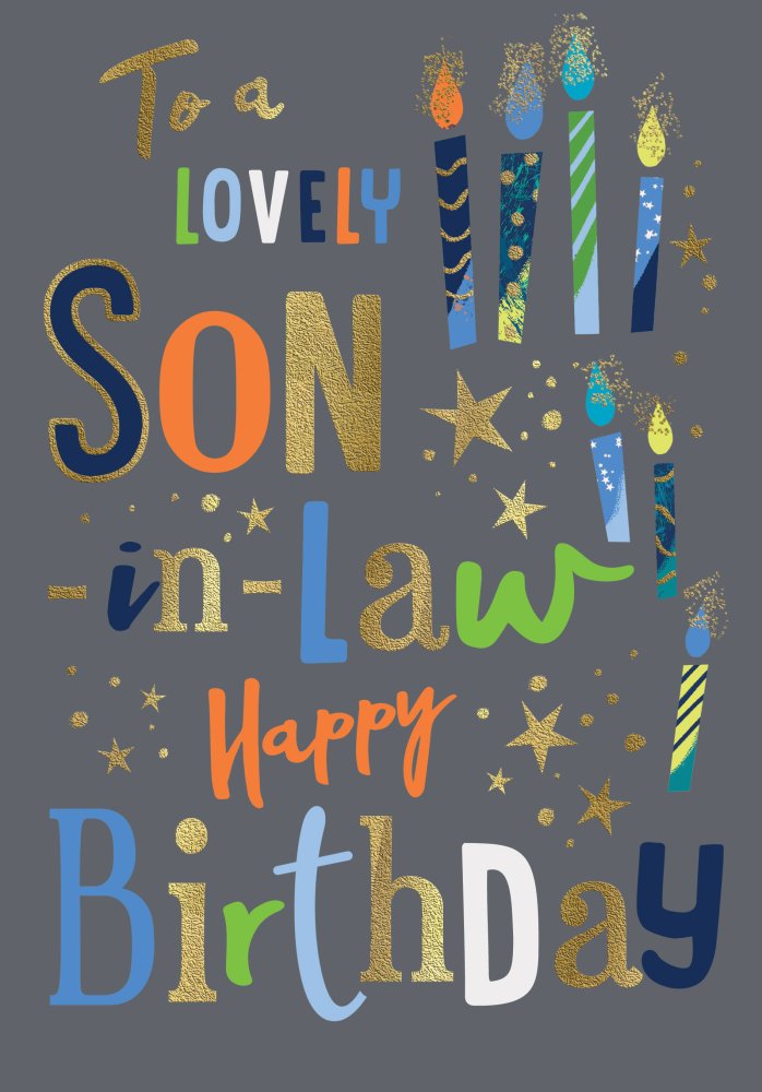 Son In Law Birthday