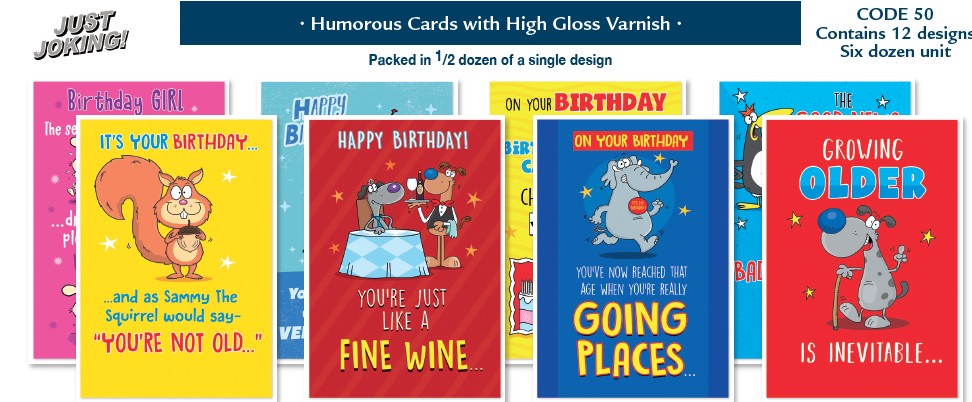 Birthday Humour Assortment