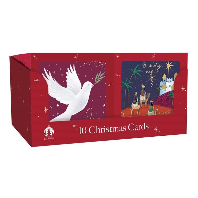 10 Square Cards - Religious