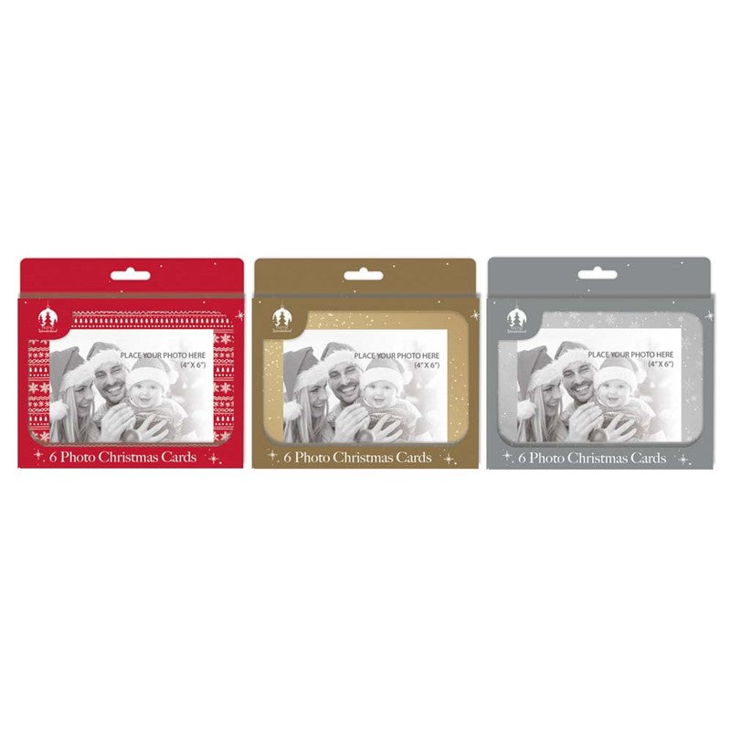6 Pack Photo Frame Cards