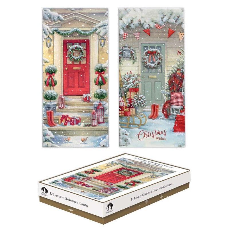 12 Portrait Cards - Traditional Doors