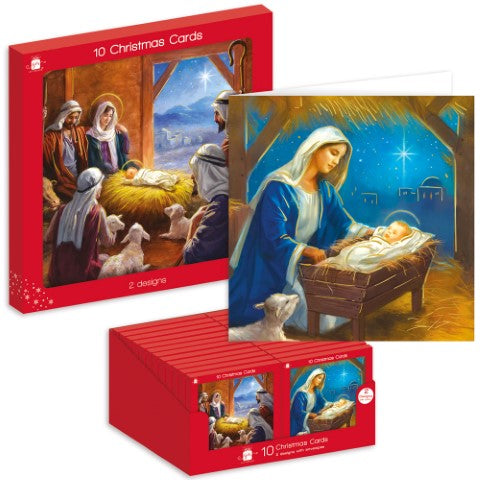 10 Square Cards - Traditional Religious