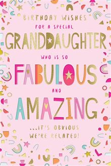 Granddaughter Birthday