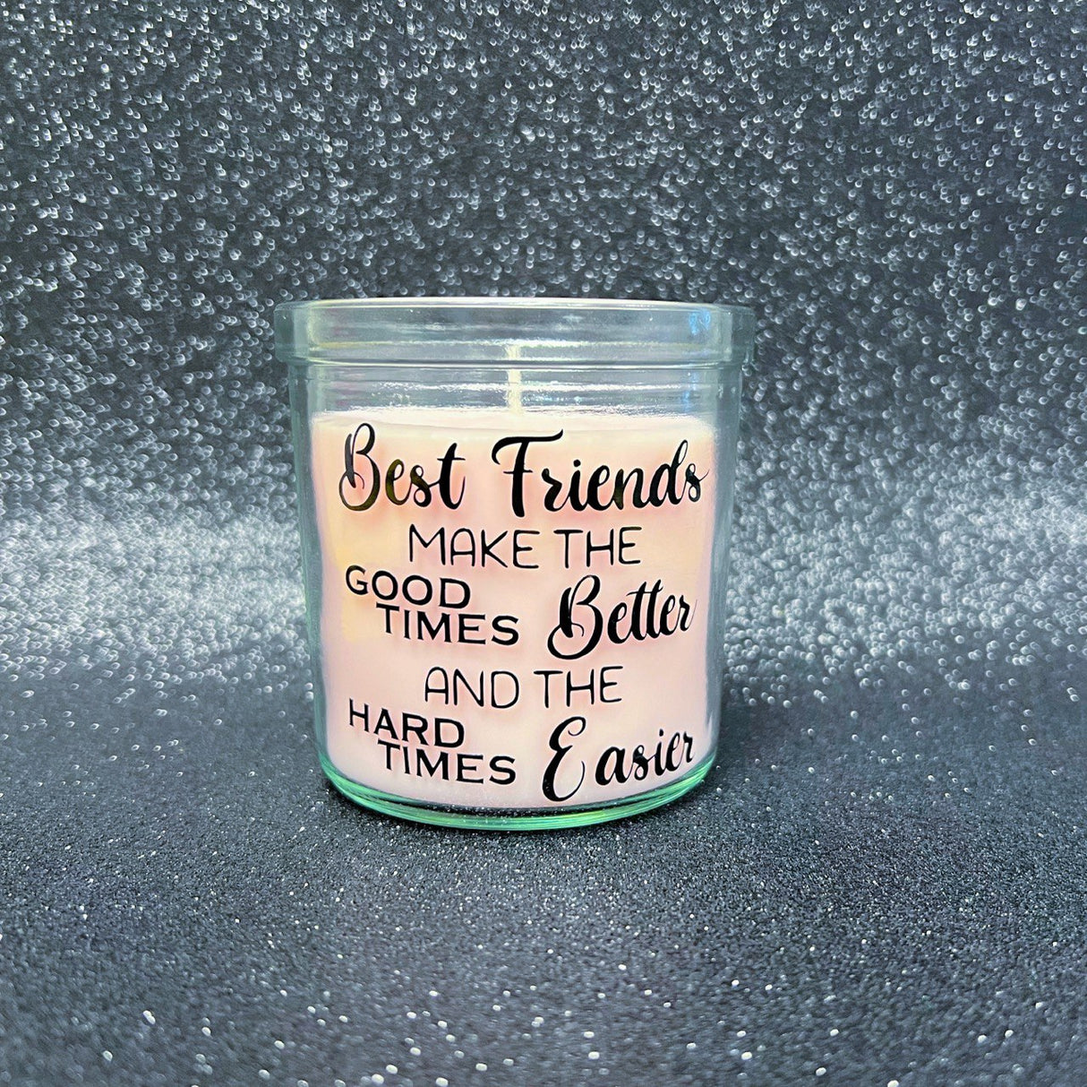 Large Candle: Best Friends Good Times