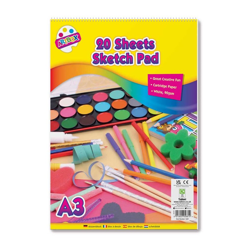 A3 20 Sheets Sketch Pad