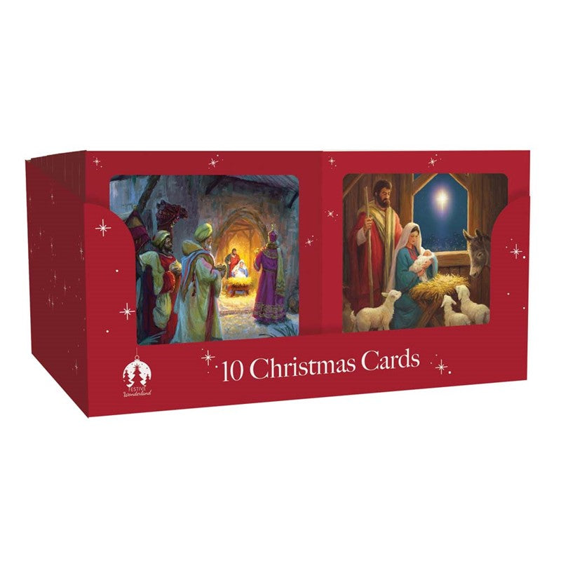 10 Square Cards - Religious