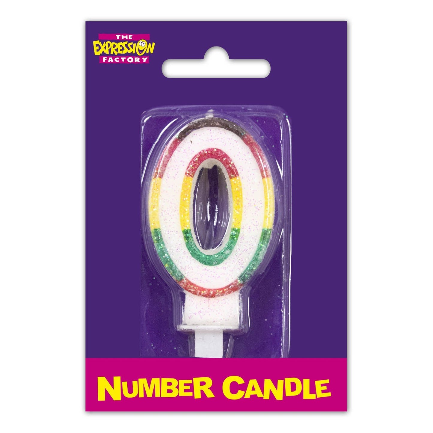 Number 0 Candle