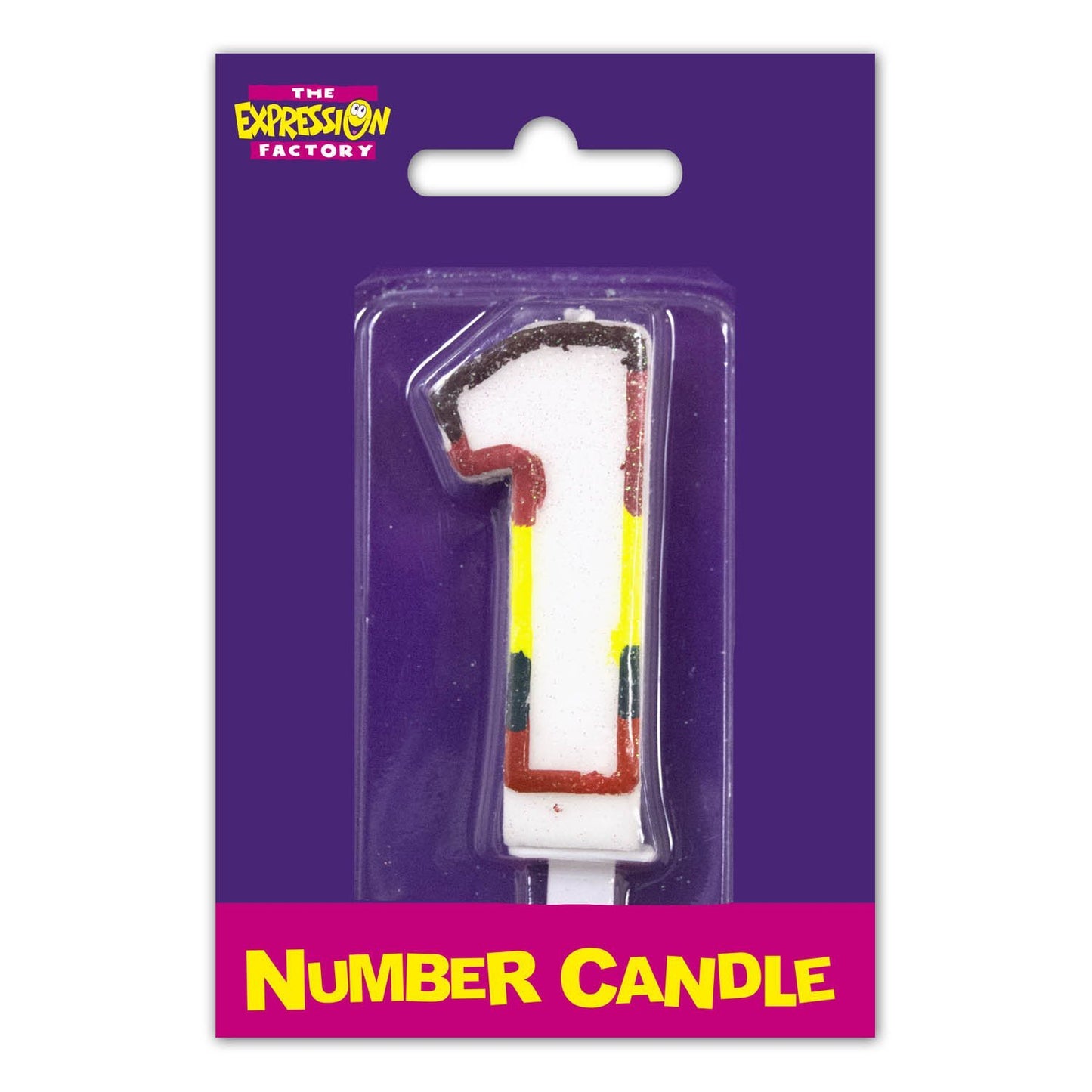 Number 1 Candle