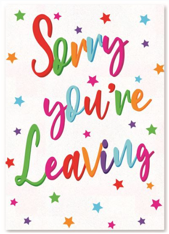 Sorry You're Leaving