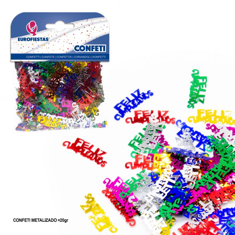 Feliz Cumpleaños Confetti