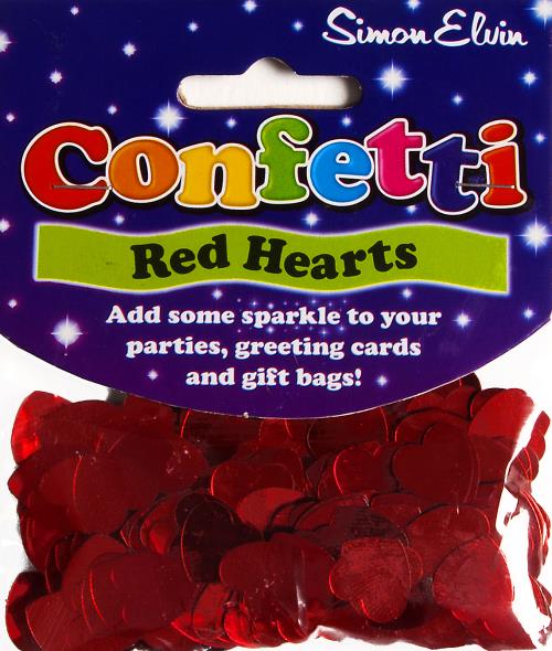Red Hearts Confetti