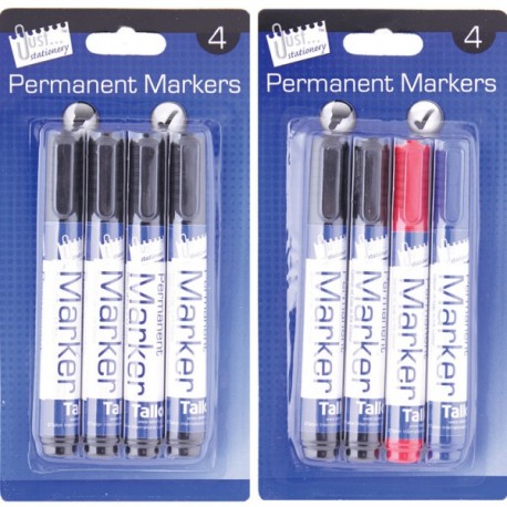 4 Permanent Markers