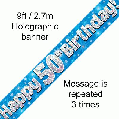 Age 50 Banner Male