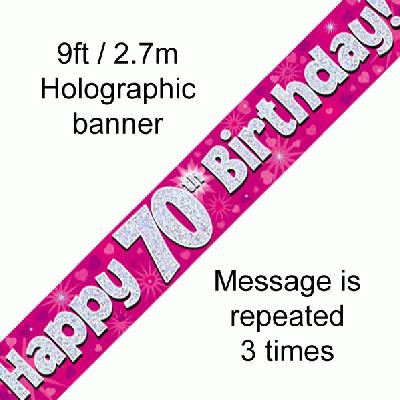 Age 70 Banner Female