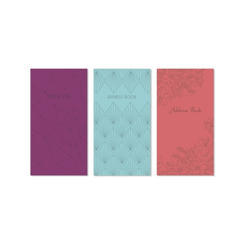 Slim Address Book Embossed