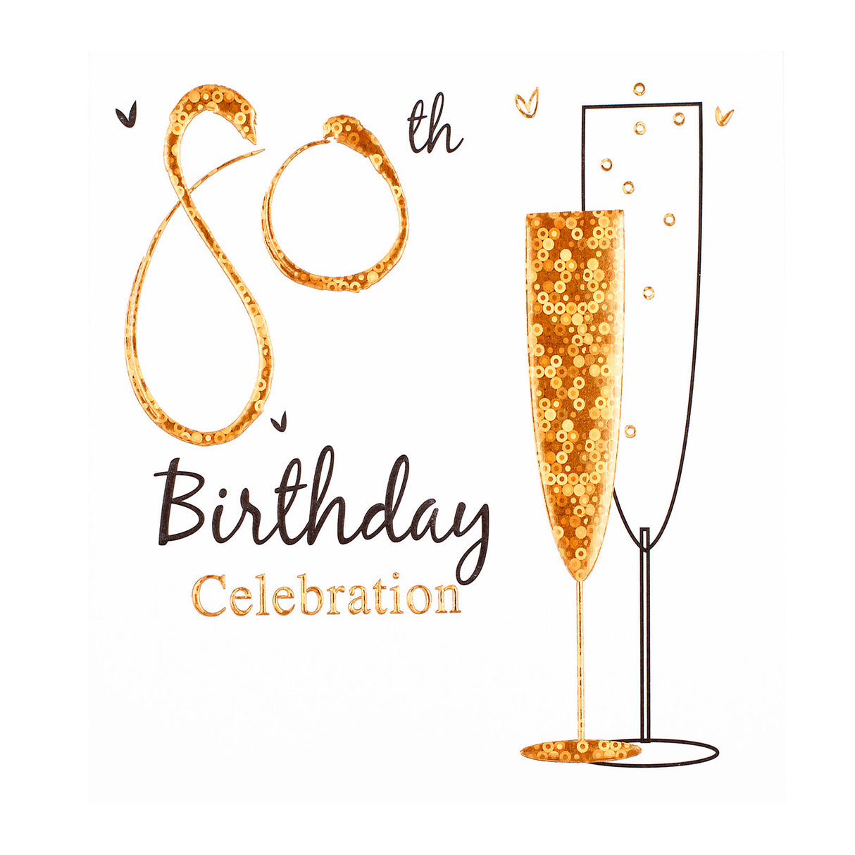 Age 80 Birthday Invitation