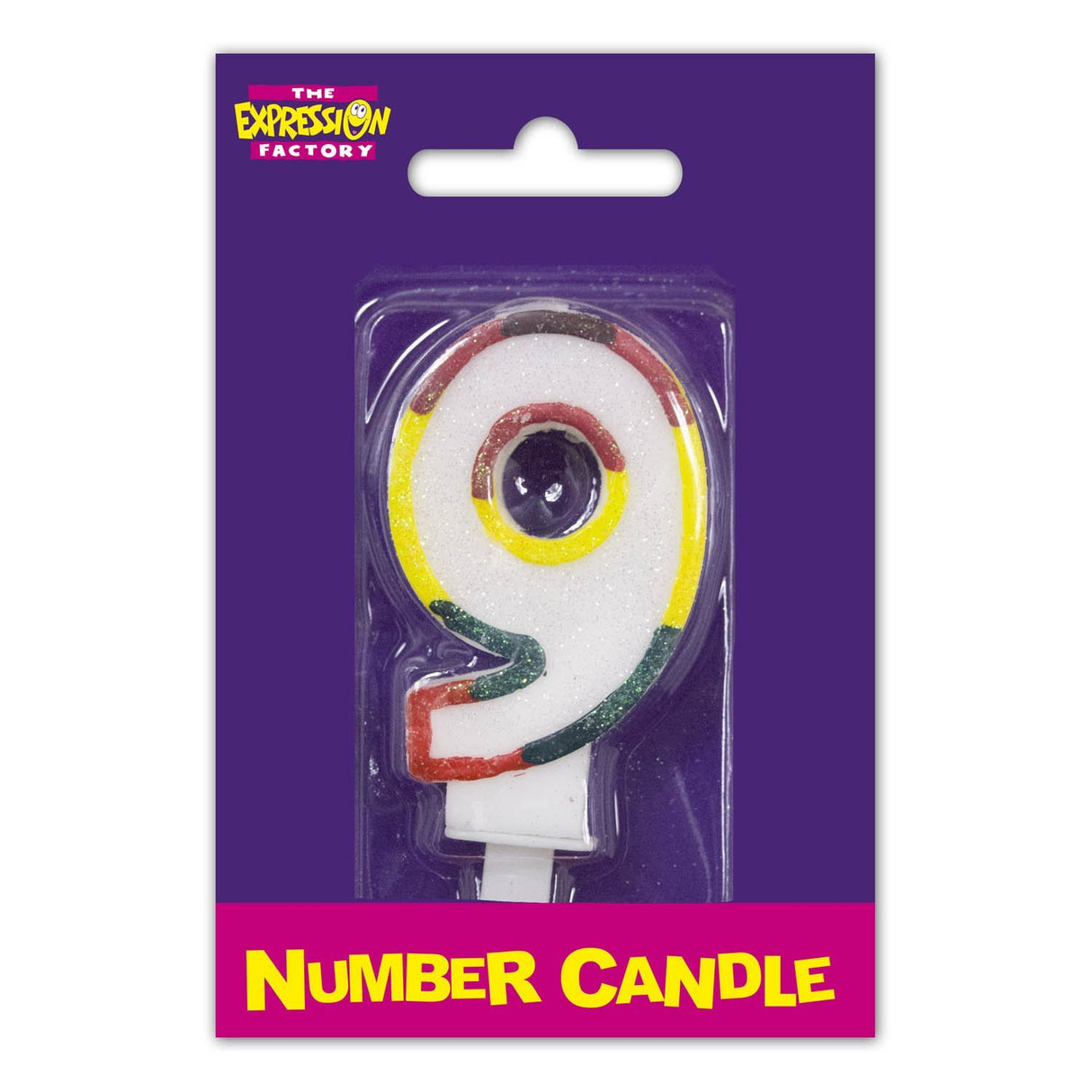 Number 9 Candle