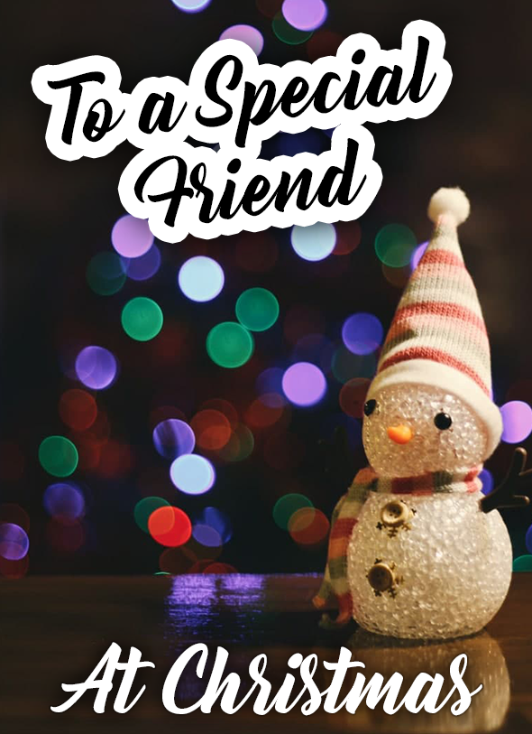 Special Friend Cute Snowman