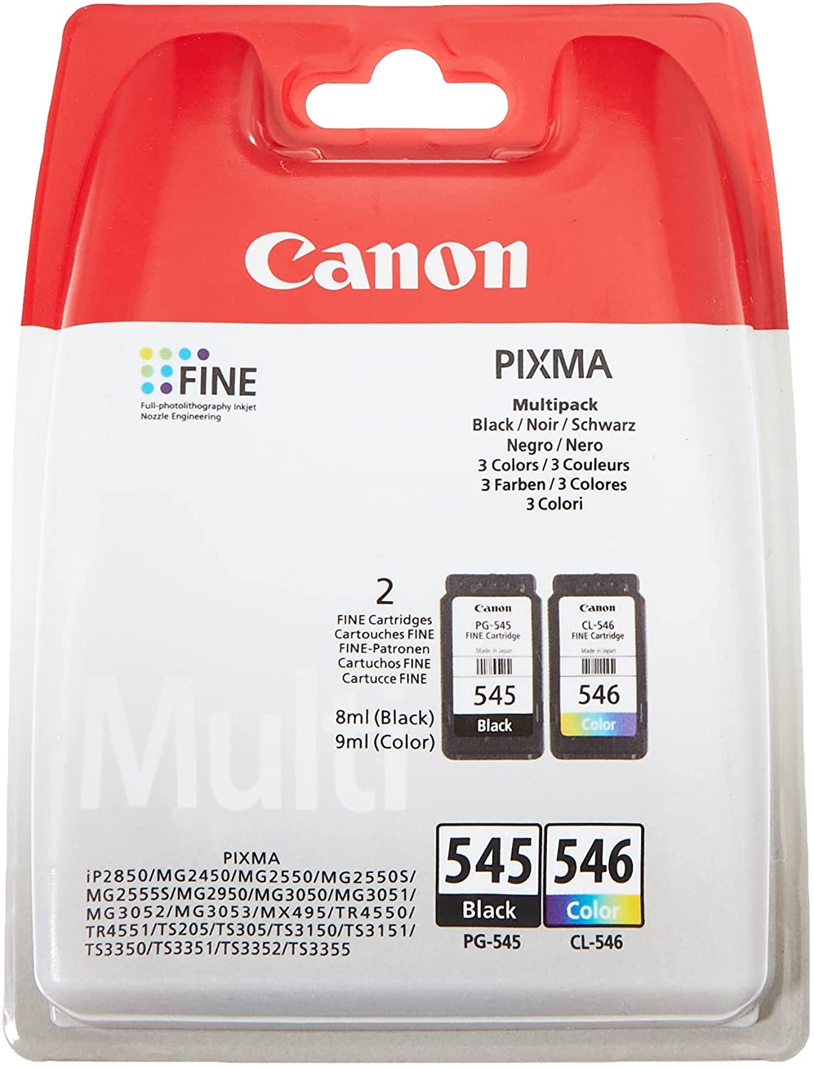 Canon PG545 & CL546 Original Multipack