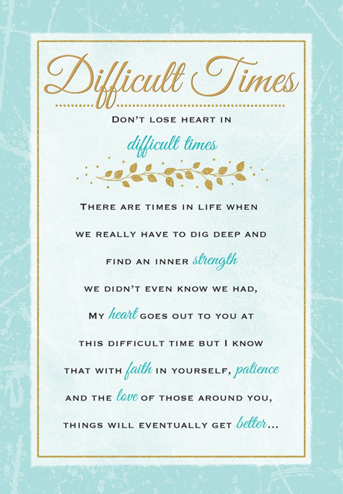 Difficult Times