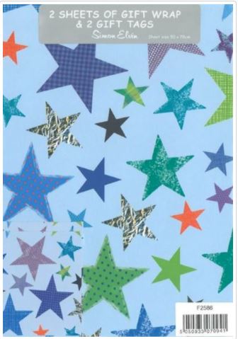 Pack Wrap: 2 Sheets and 2 Tags
