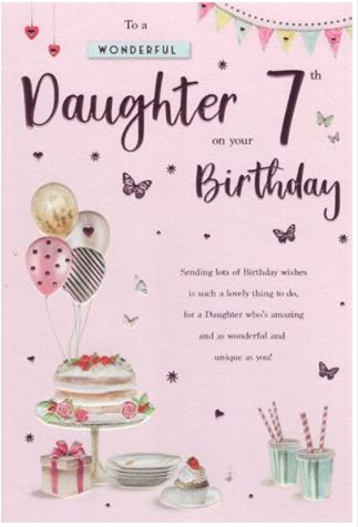 Daughter Age 7