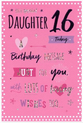 Daughter Age 16