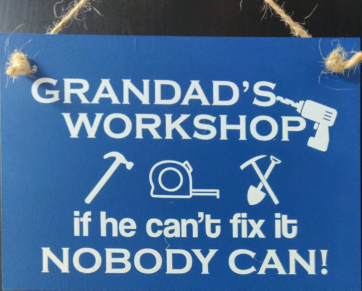 Grandad's workshop