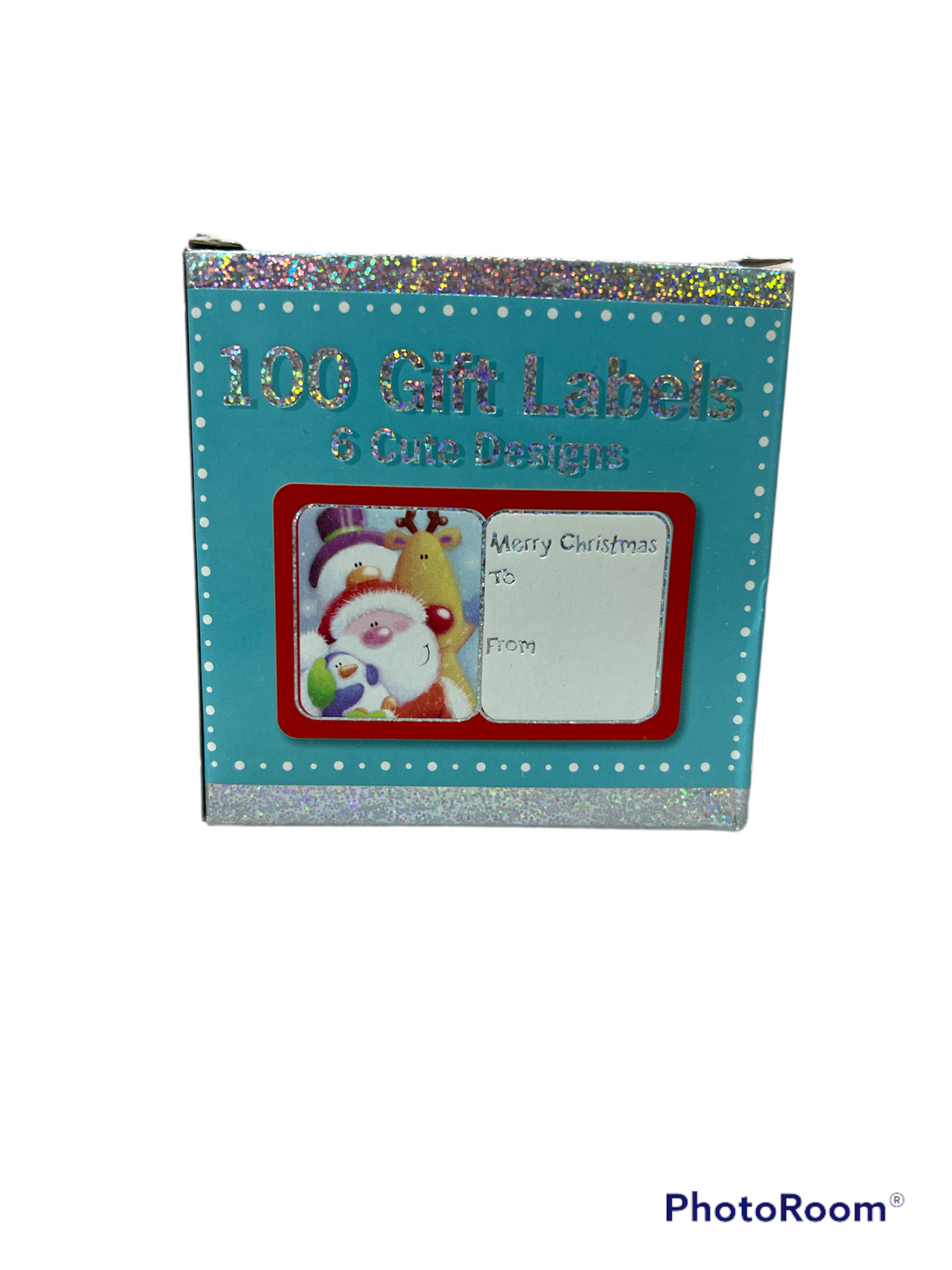 100 Self Adhesive Gift Labels - 6 Traditional Designs