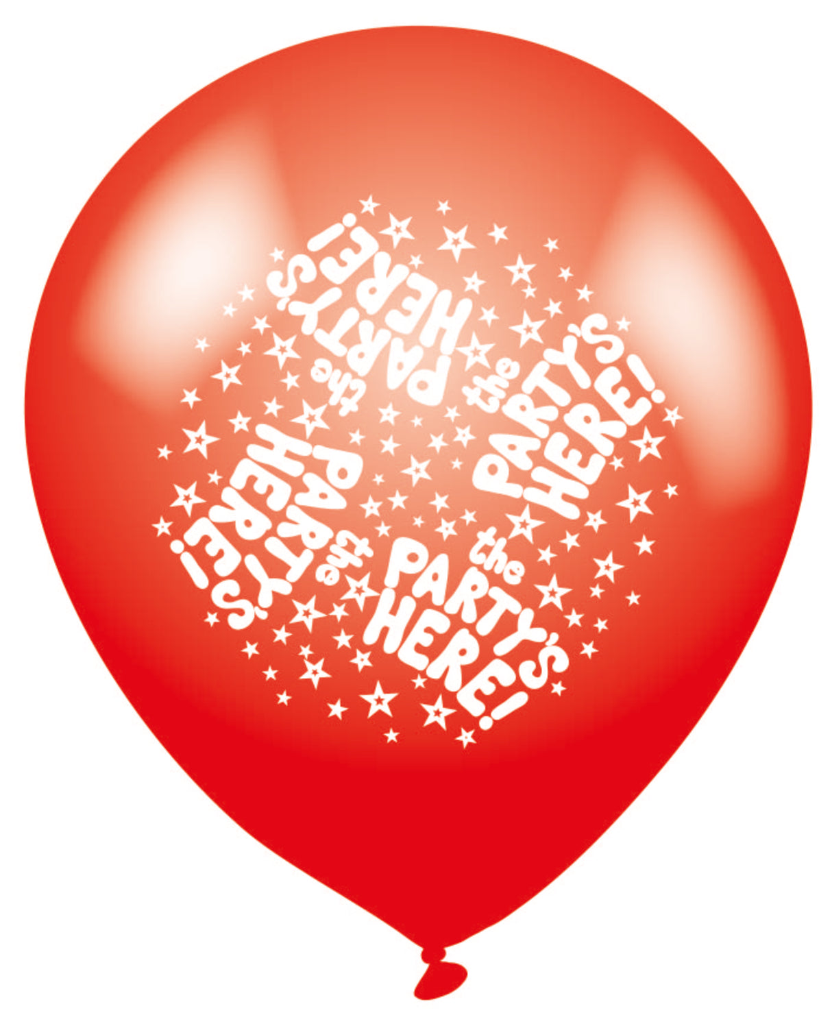 La fiesta está aquí Globos de látex