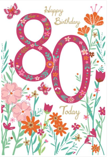 Age 80 Female Birthday