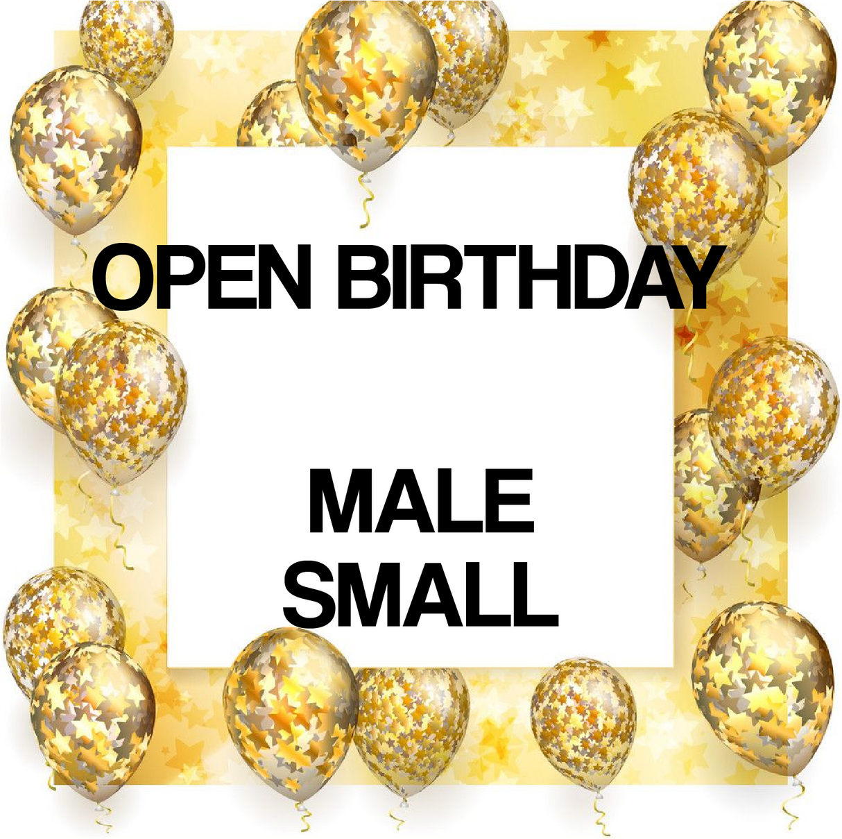 Cumpleaños masculino