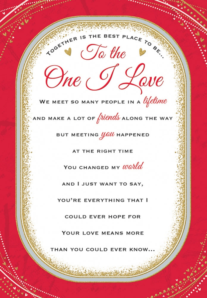 One I Love