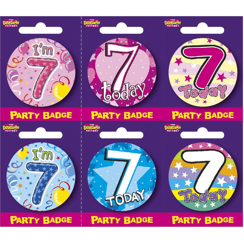 Età 7 Badges Żgħar x6