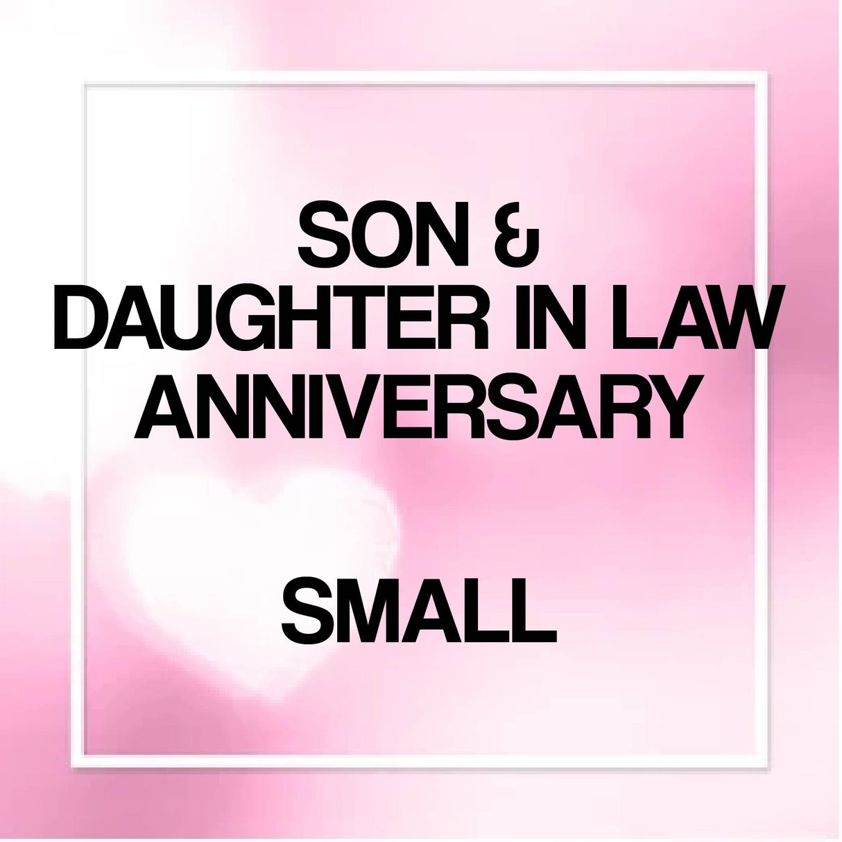 Son & Daughter In Law Anniversary