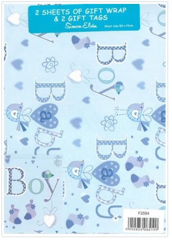 Pack Wrap: 2 Sheets and 2 Tags