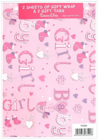 Pack Wrap: 2 Sheets and 2 Tags