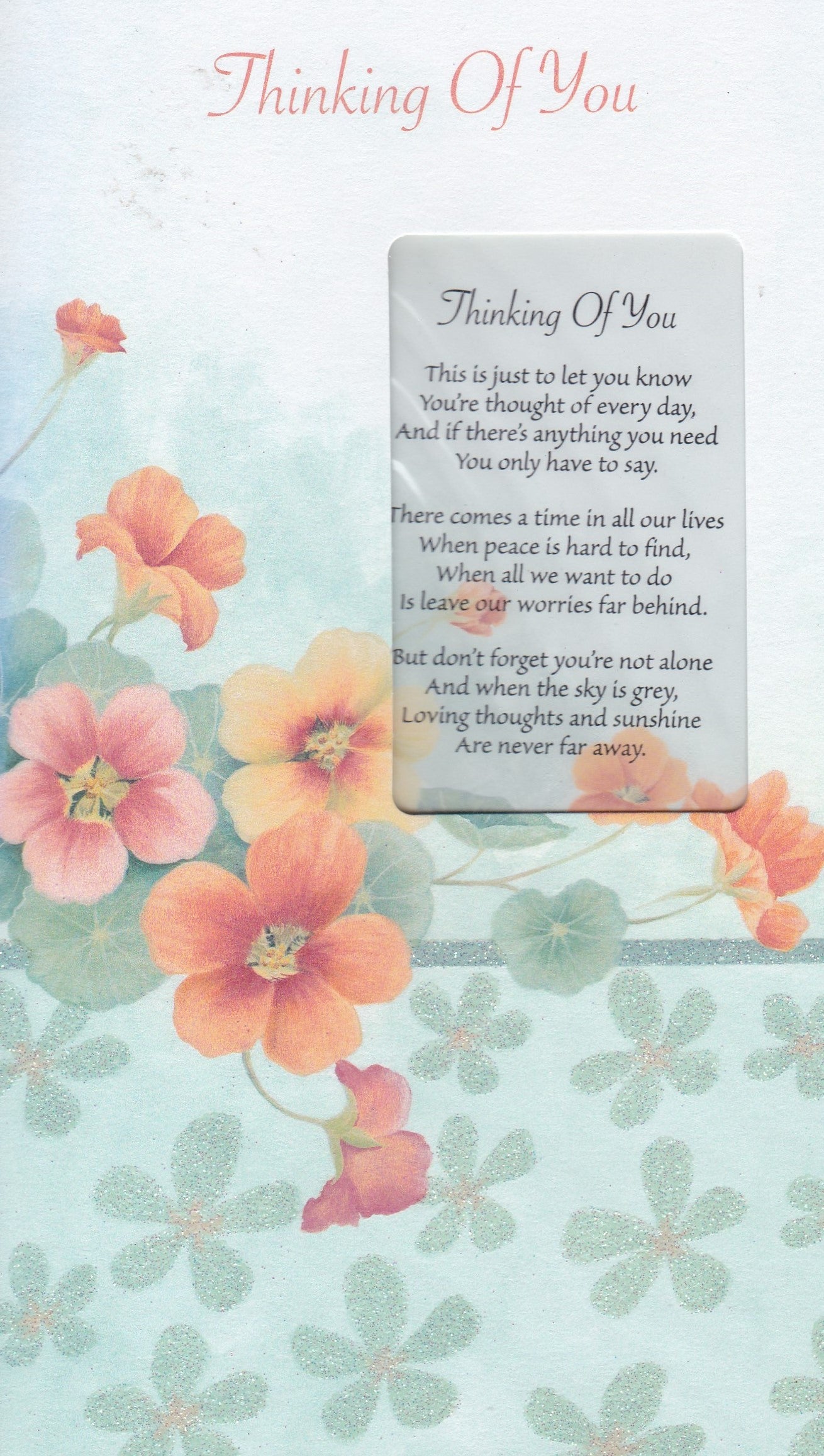 Thinking of you Keepsake Card