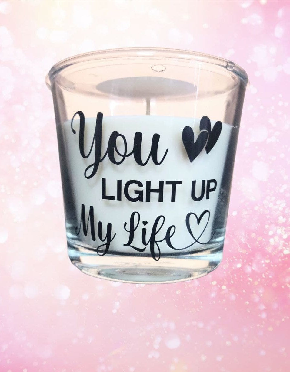 Large Candle: You light up my life