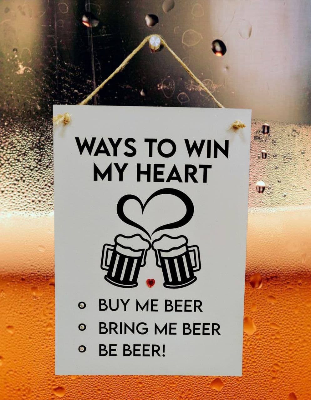 Beer Heart - Grey